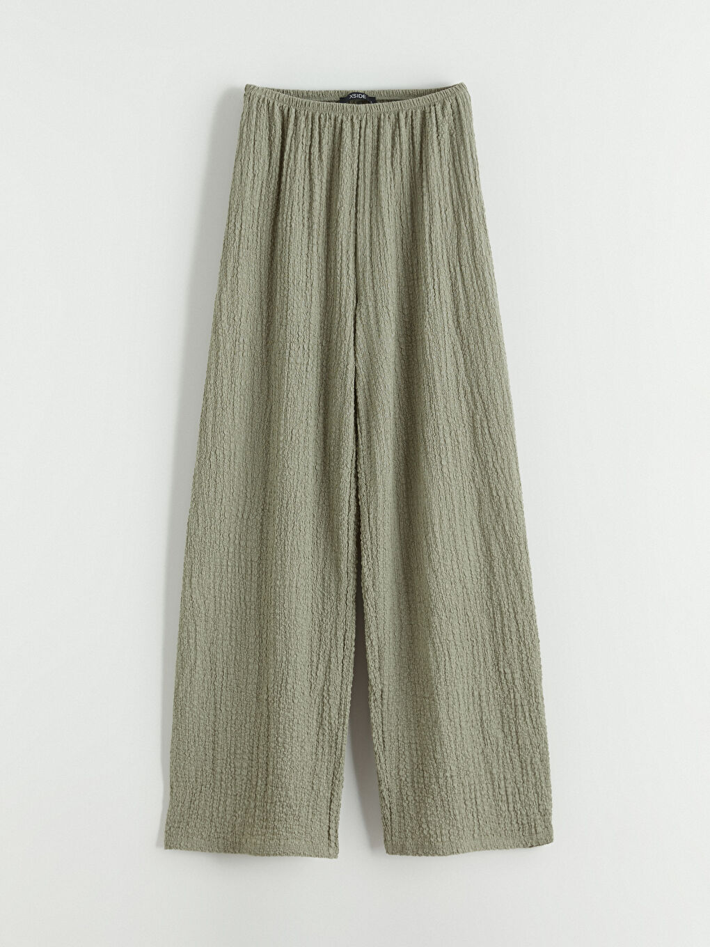 Beli Lastikli Dokulu Kadın Pantolon-4