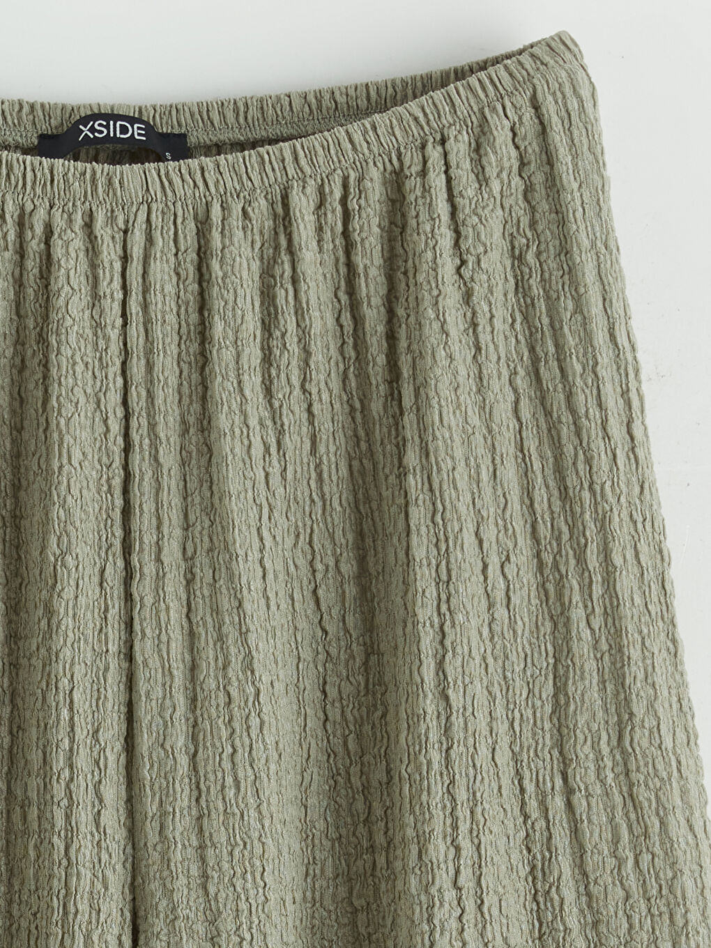 Beli Lastikli Dokulu Kadın Pantolon-5