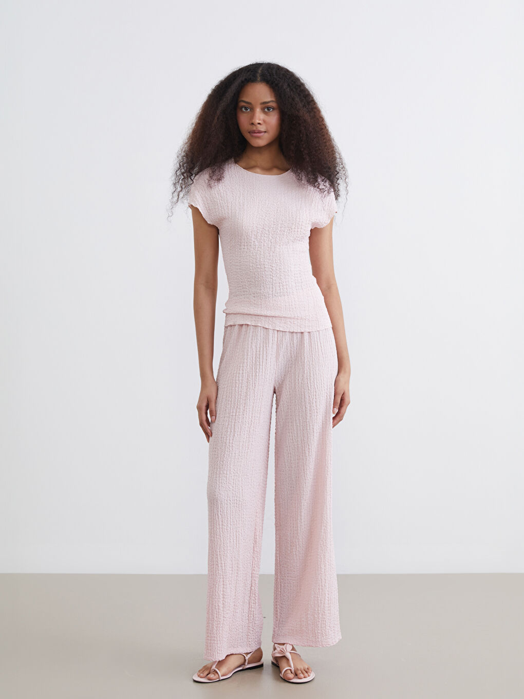 Әйелдер қызғылт Блузка-1