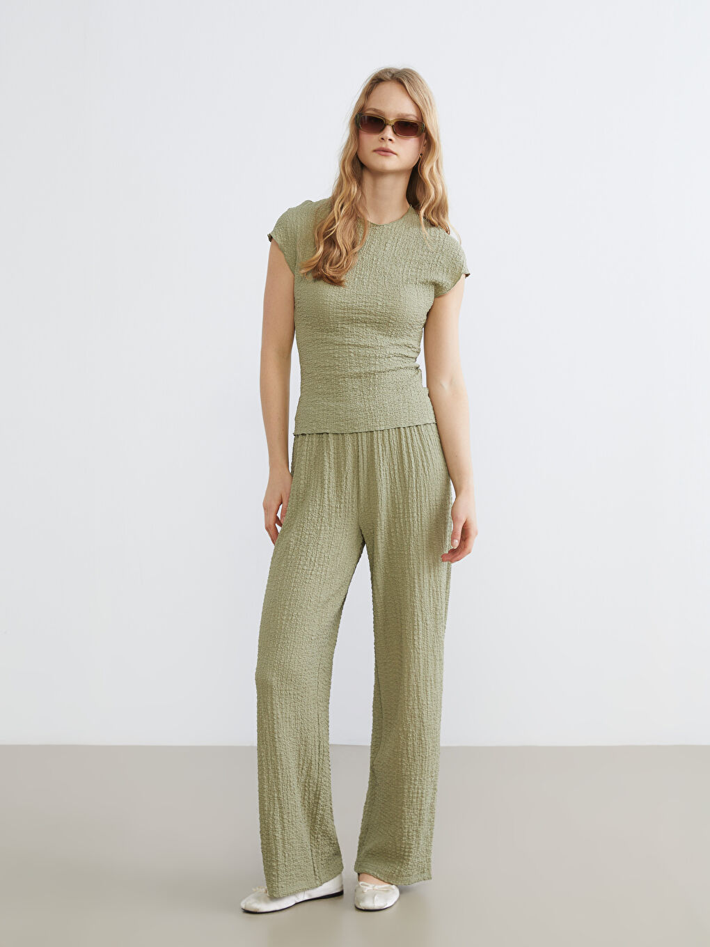 Әйелдер ХАКИ Блузка-1