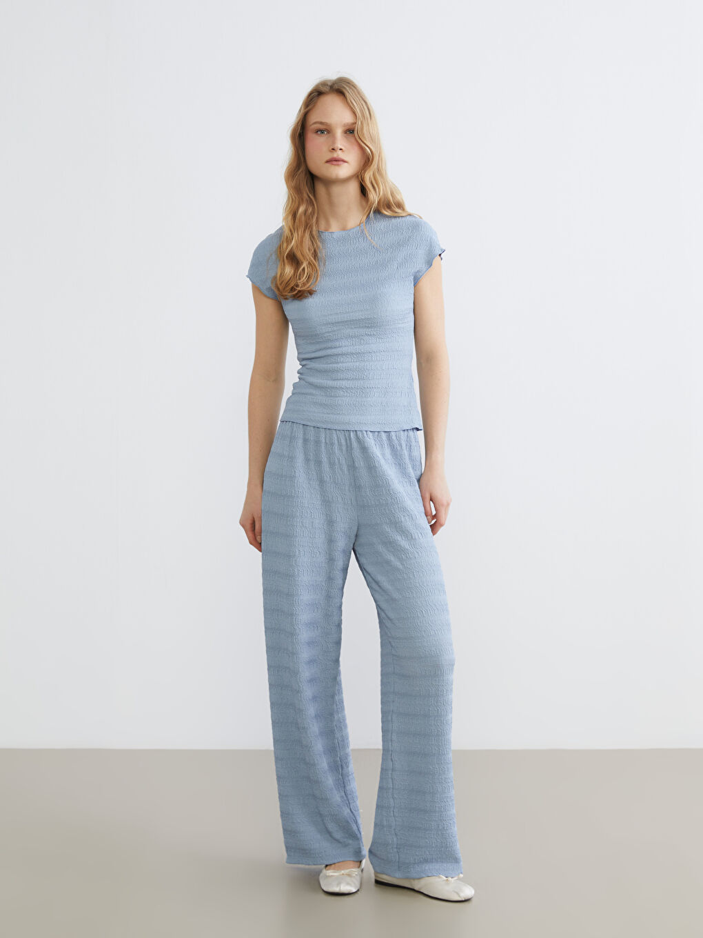 Әйелдер ИНДИГО Блузка-1