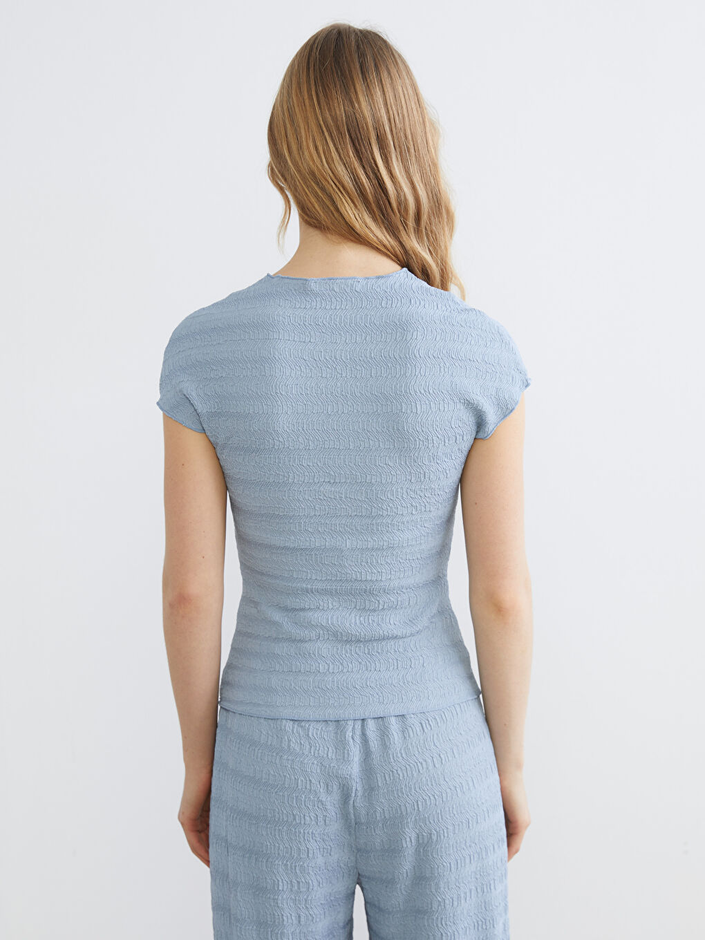 Әйелдер ИНДИГО Блузка-3