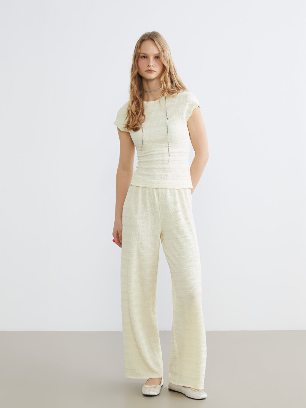 Әйелдер сары Блузка-1