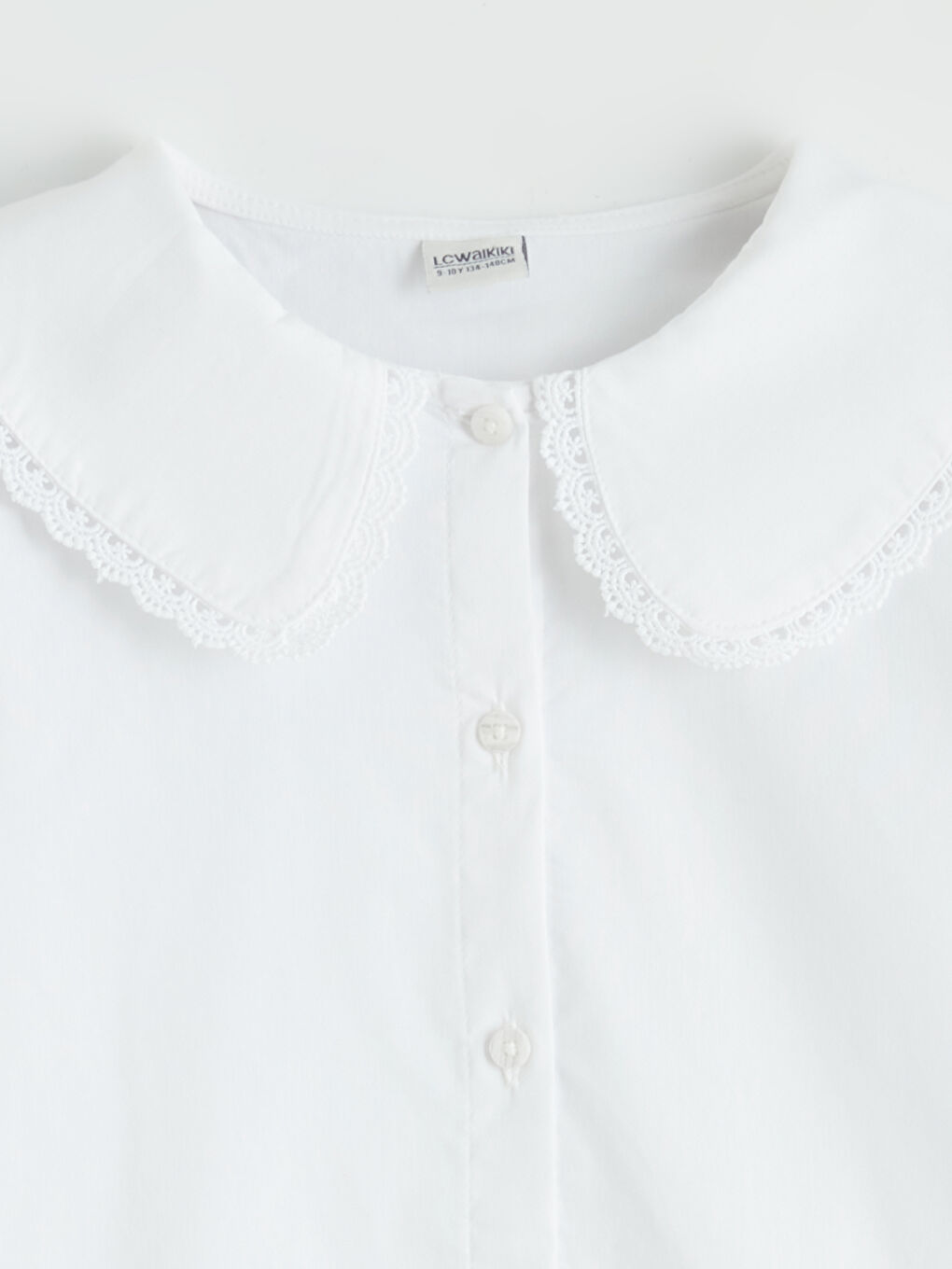 Peter Pan Collar Girl's Blouse-1