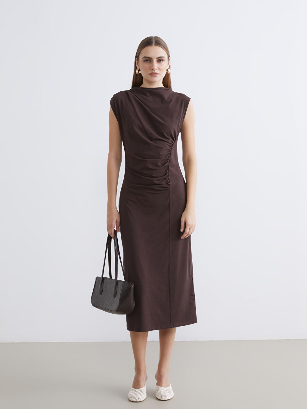 Woman BROWN Dress