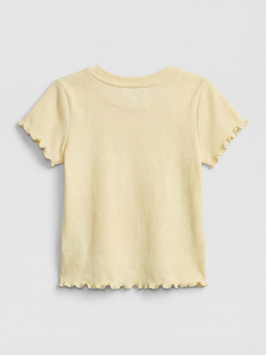 Sarı Baskılı Kız Bebek Şortlu Takım 2'li-2