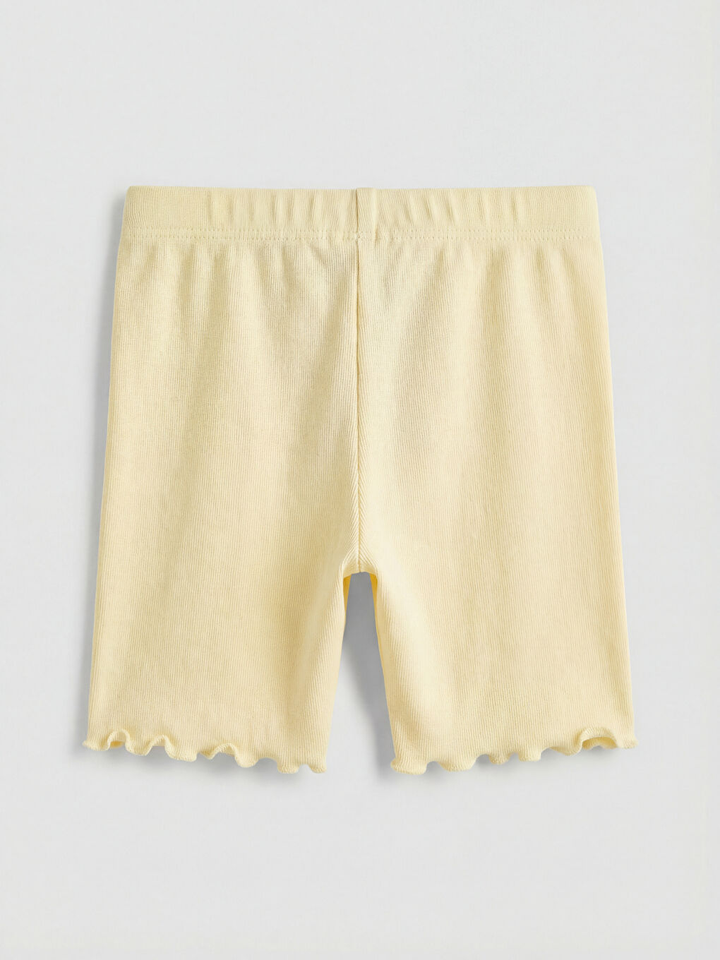 Sarı Baskılı Kız Bebek Şortlu Takım 2'li-4