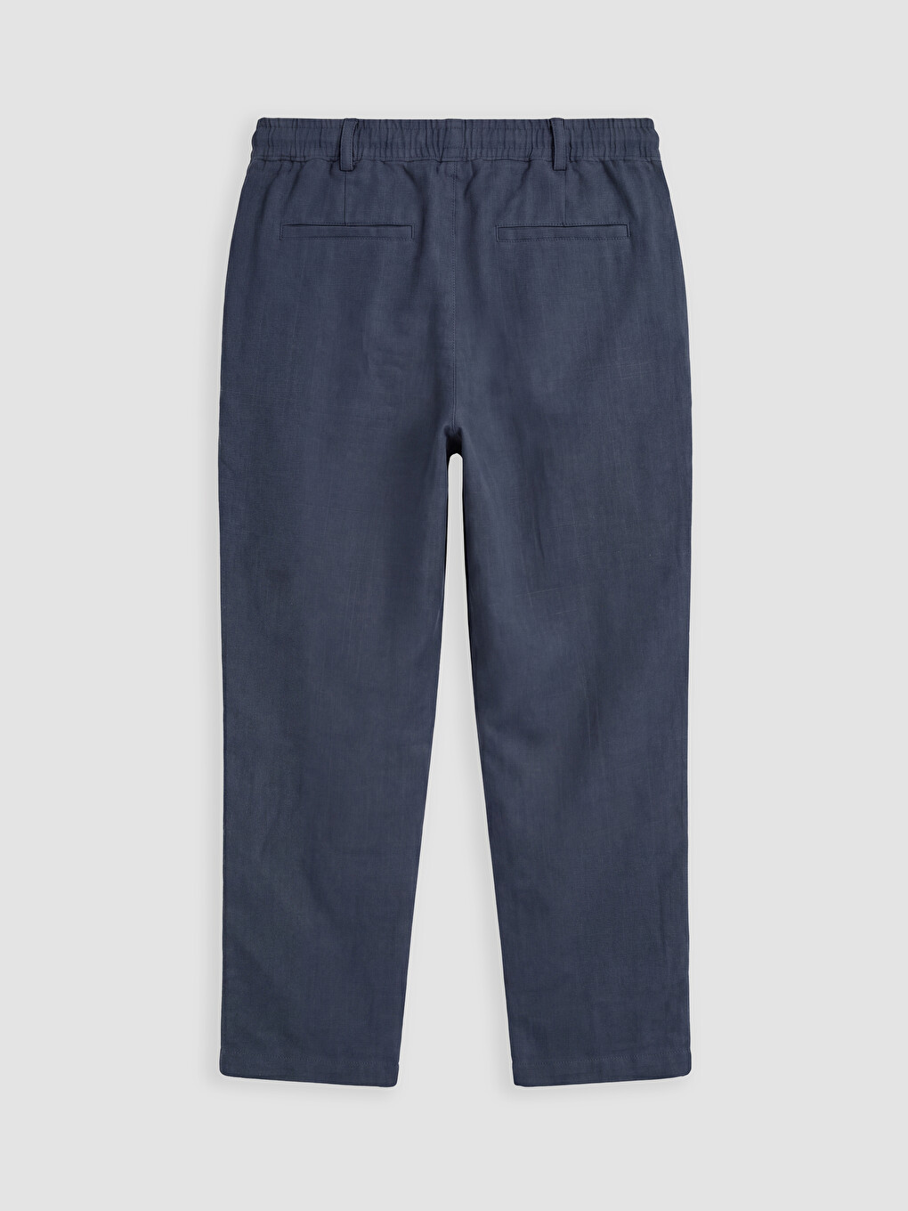 Regular Fit Linen-look Men's Trousers-5