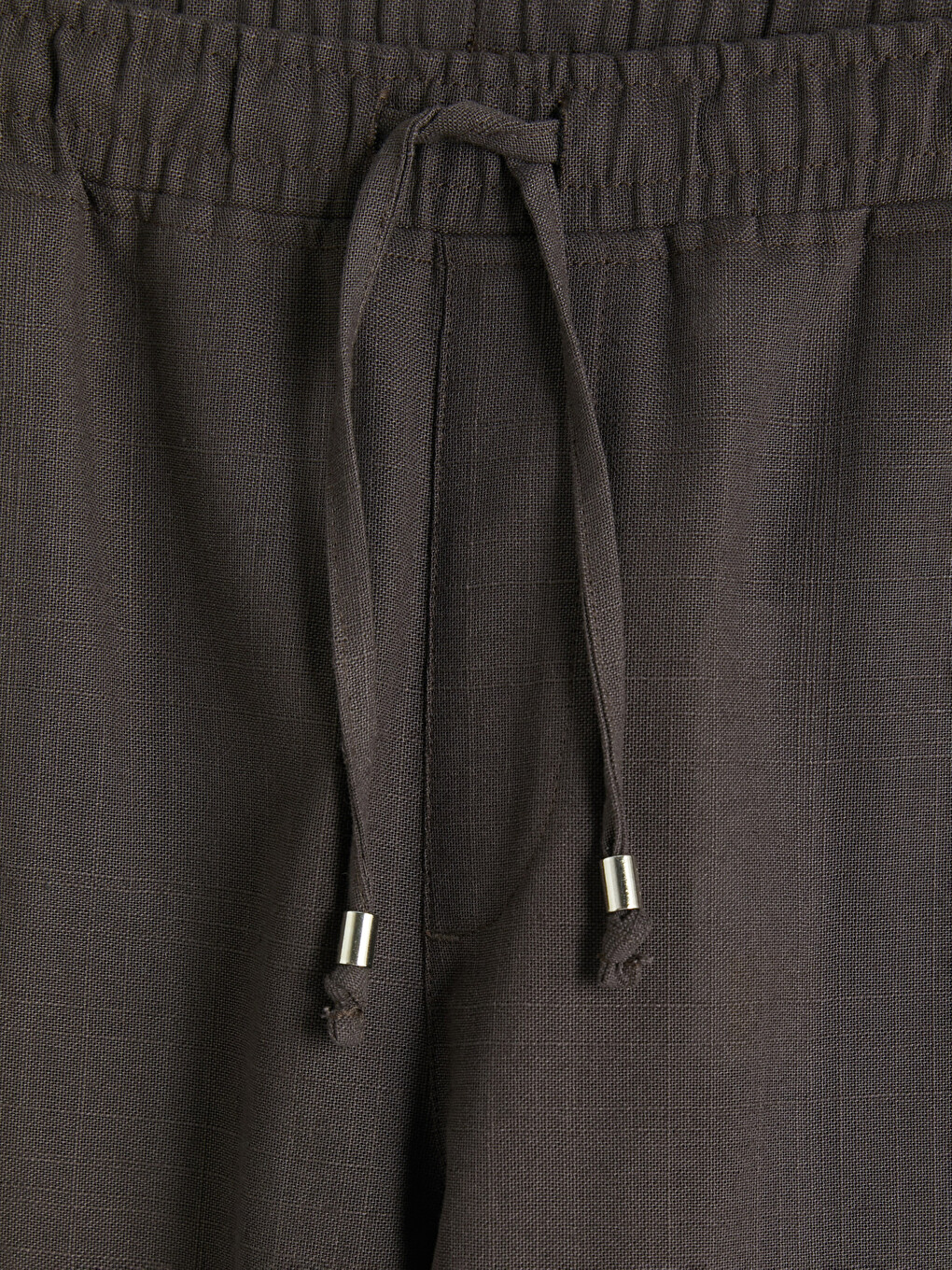 Regular Fit Linen-look Men's Trousers-6