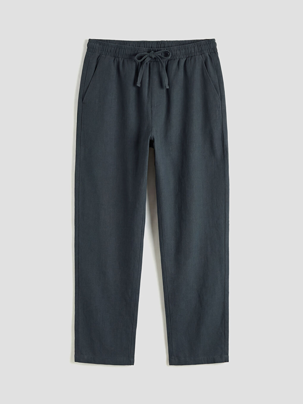 Regular Fit Dobby Fabric Men's Trousers-3