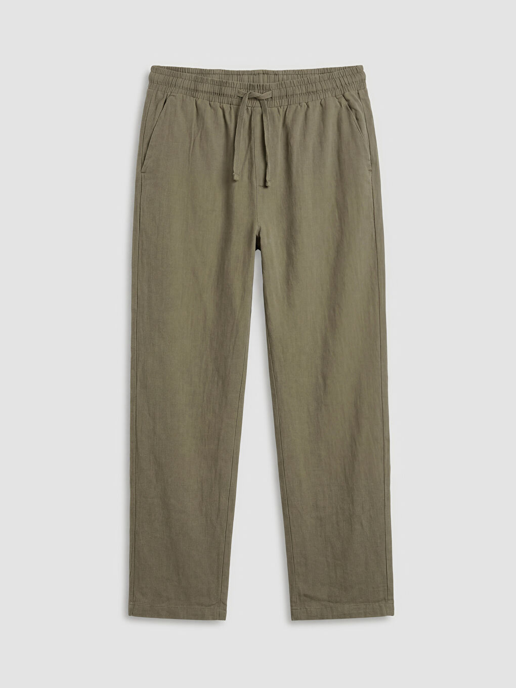 Regular Fit Dobby Men's Trousers