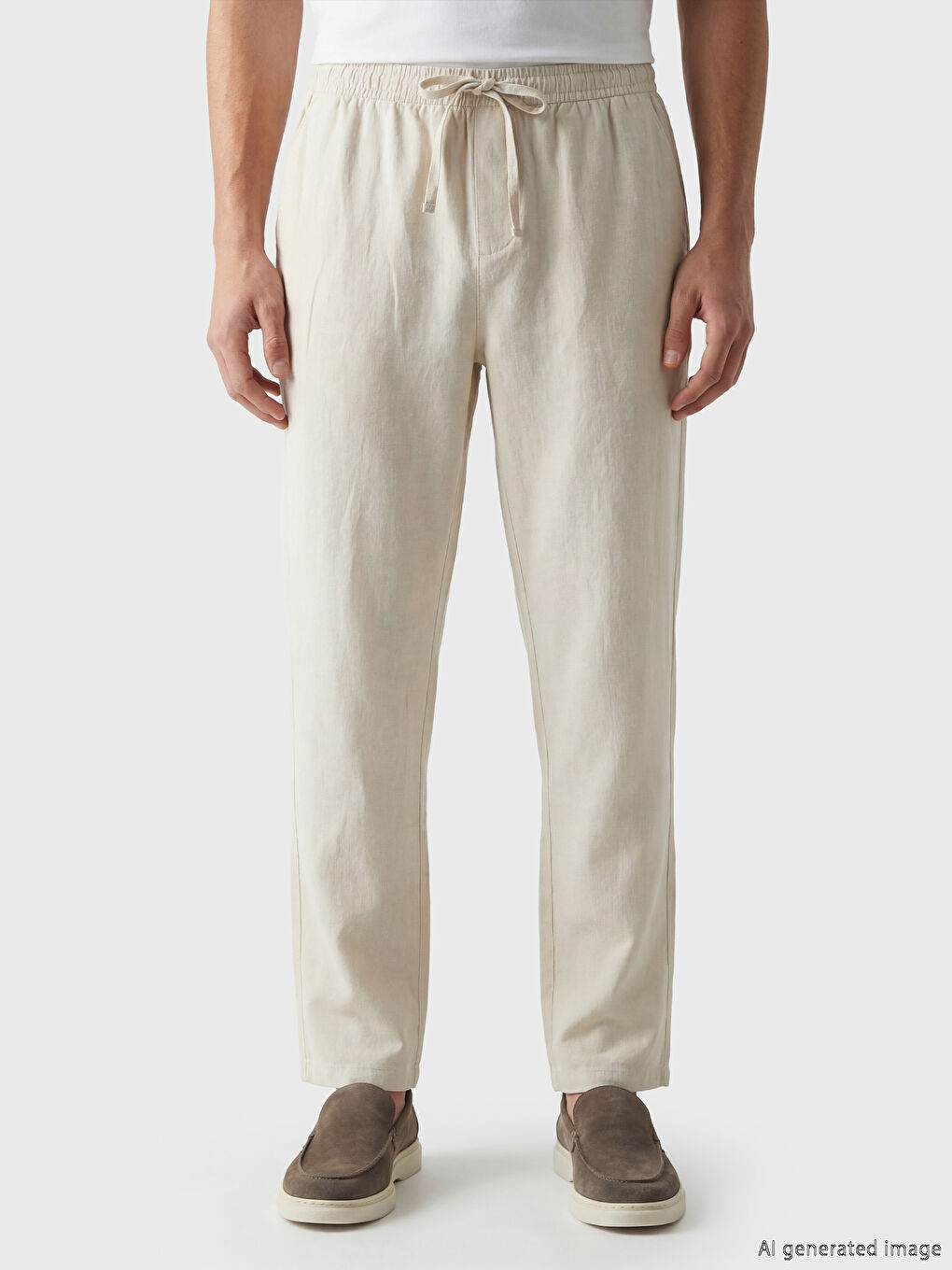 Man BEIGE Trousers-1