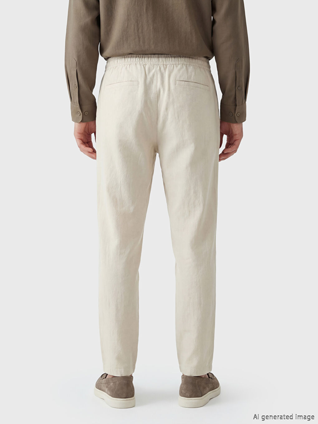 Man BEIGE Trousers-3