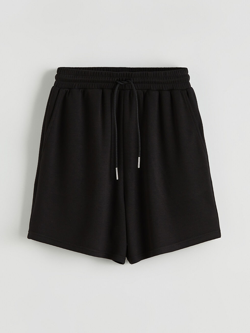 Elastic Waist Soft Touch Women's Shorts-4