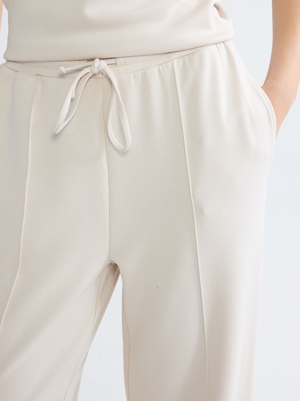 Pantalon de survêtement BEIGE Femme-2