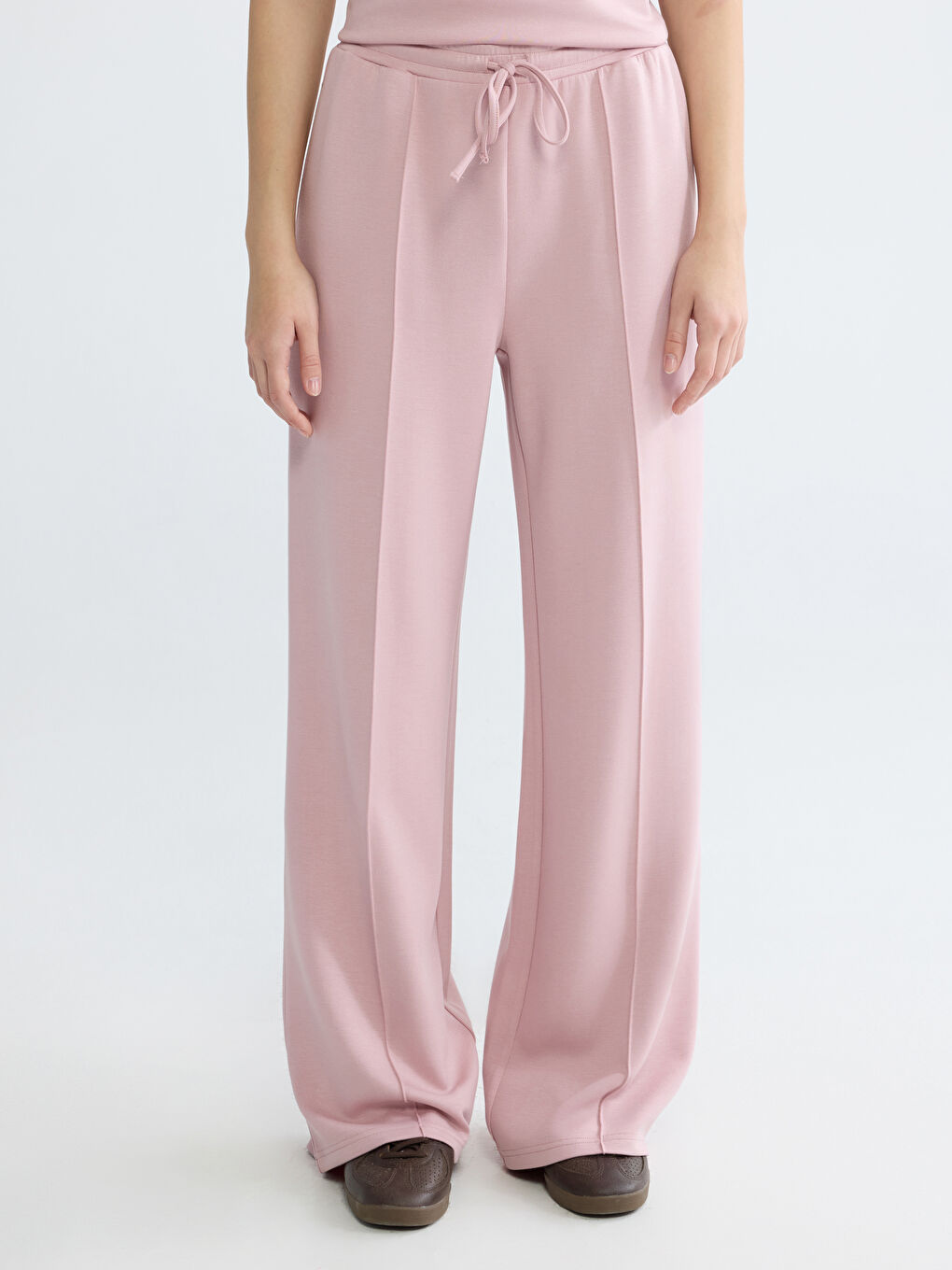 Woman PINK Sweatpants-1