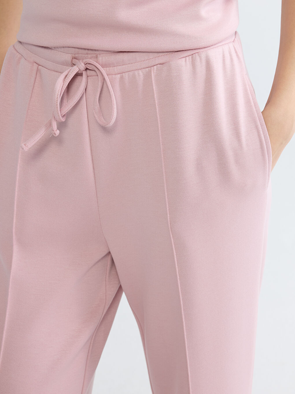 Woman PINK Sweatpants-2