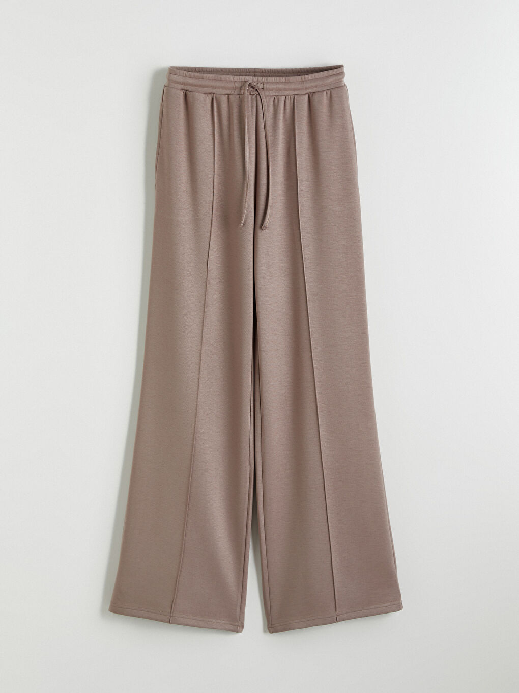 Beli Lastikli Soft Touch Kadın Eşofman Altı-4