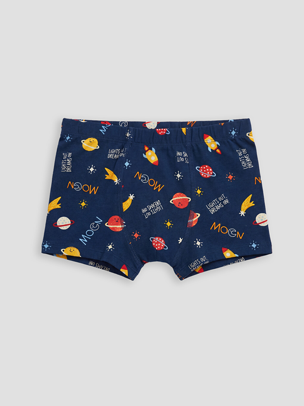 Lacivert Pamuklu Erkek Çocuk Boxer