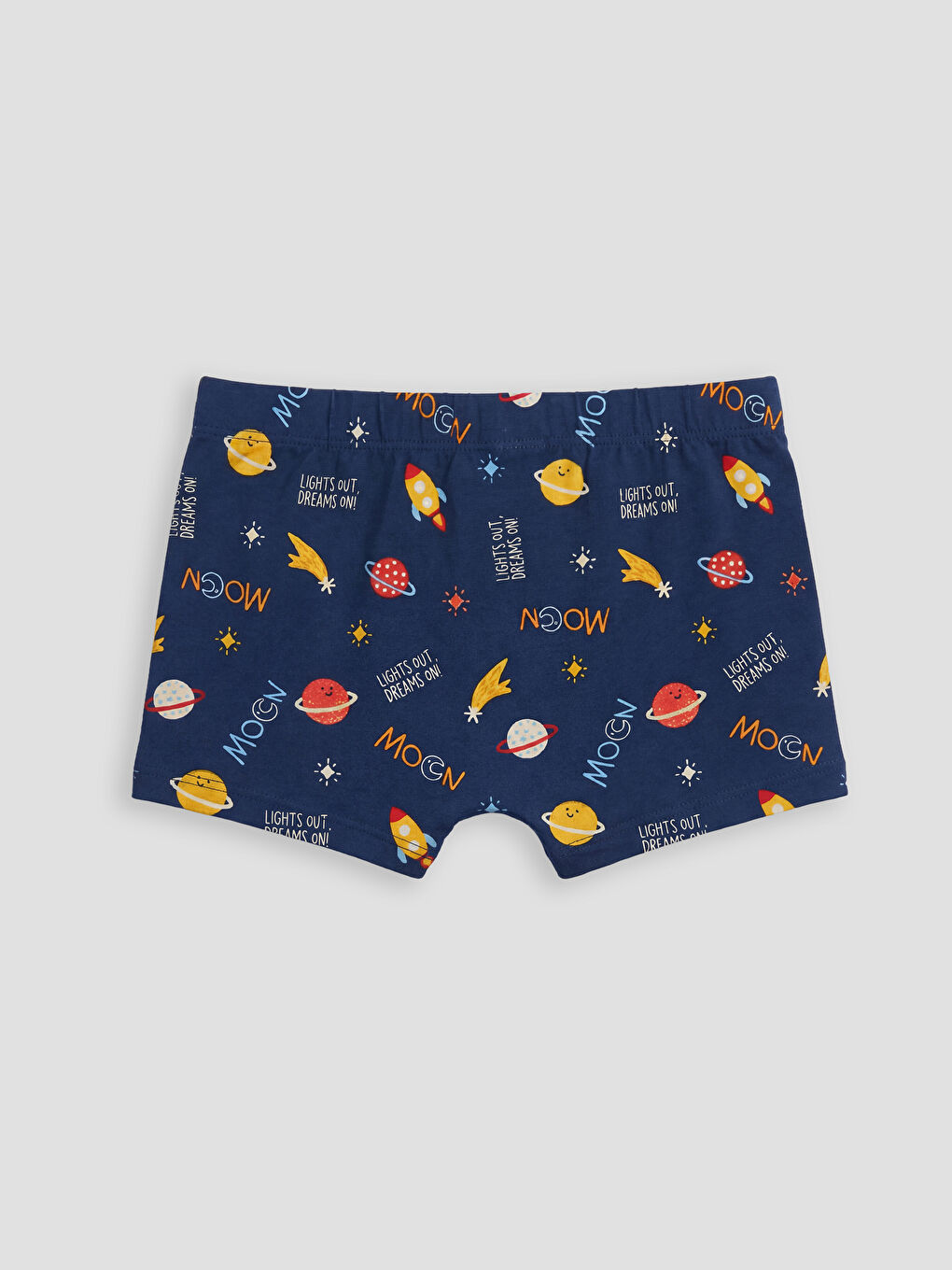 Lacivert Erkek Çocuk Boxer 3'lü-5