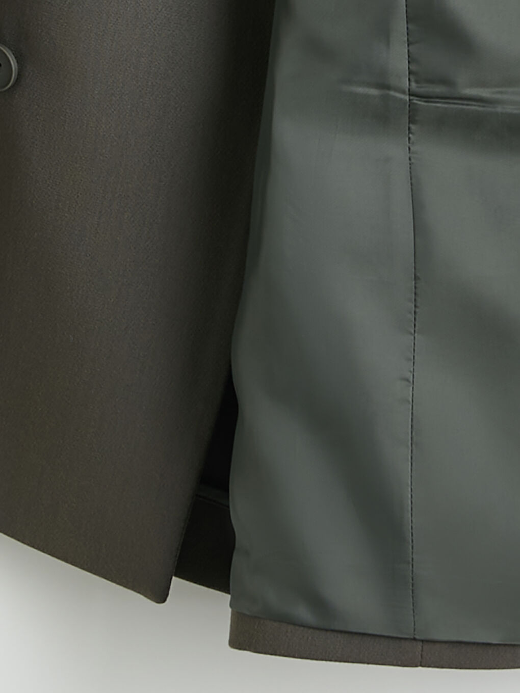 Haki Standart Kalıp Erkek Blazer Ceket-7