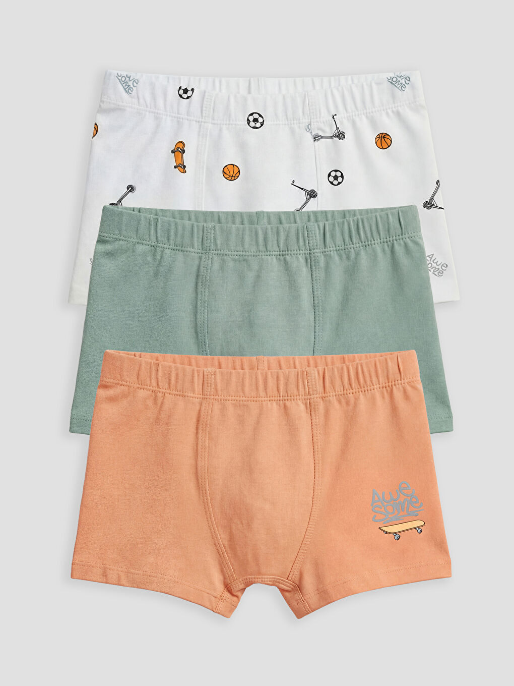 Boy WHITE Boxer Briefs-1