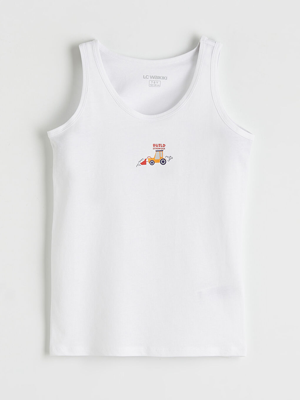 Boy WHITE Vest-1