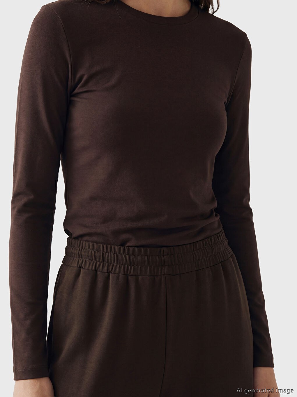 ستايل بسيط مع راحة قصوى في بنطلوناتنا الواسعة للسيدات، مع حزام مطاطي.-2