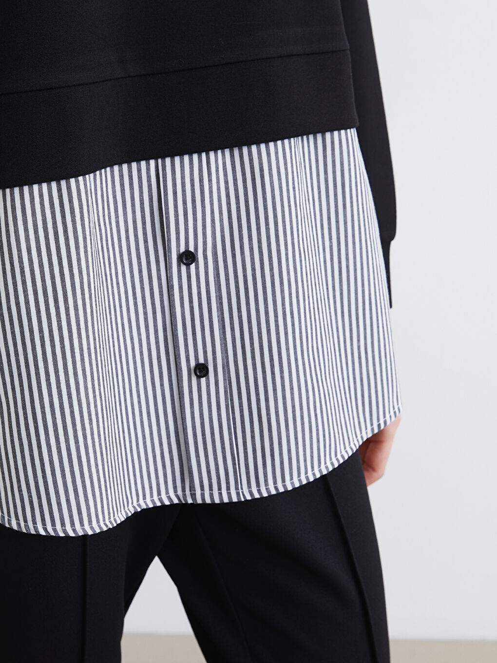 تونیکی سویتشێرت ڕه‌ش ژن-2