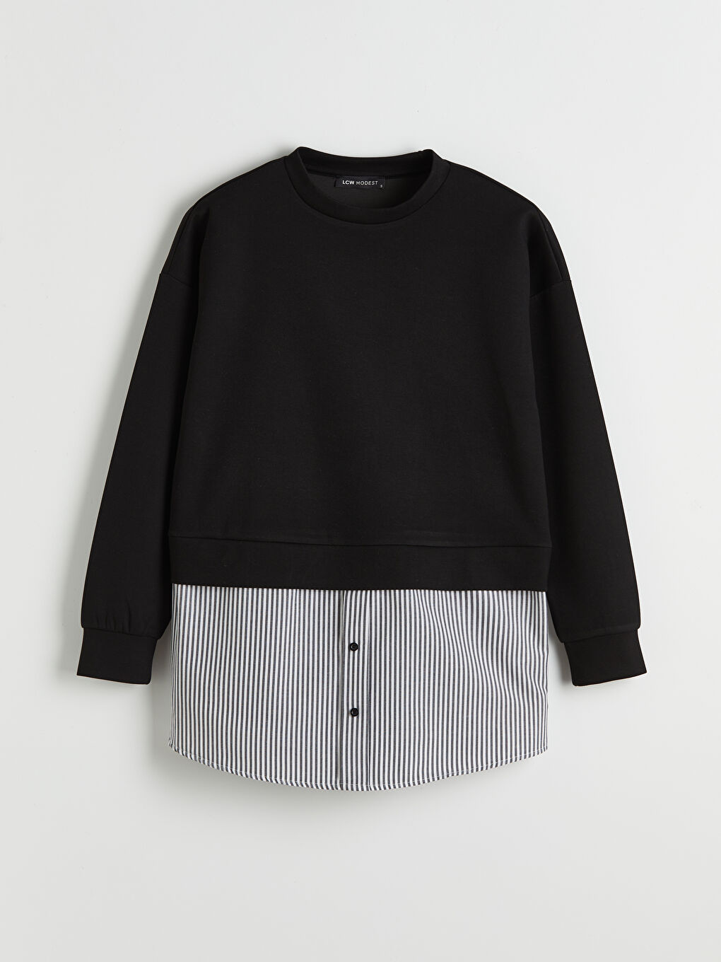 تونیکی سویتشێرت ڕه‌ش ژن-4