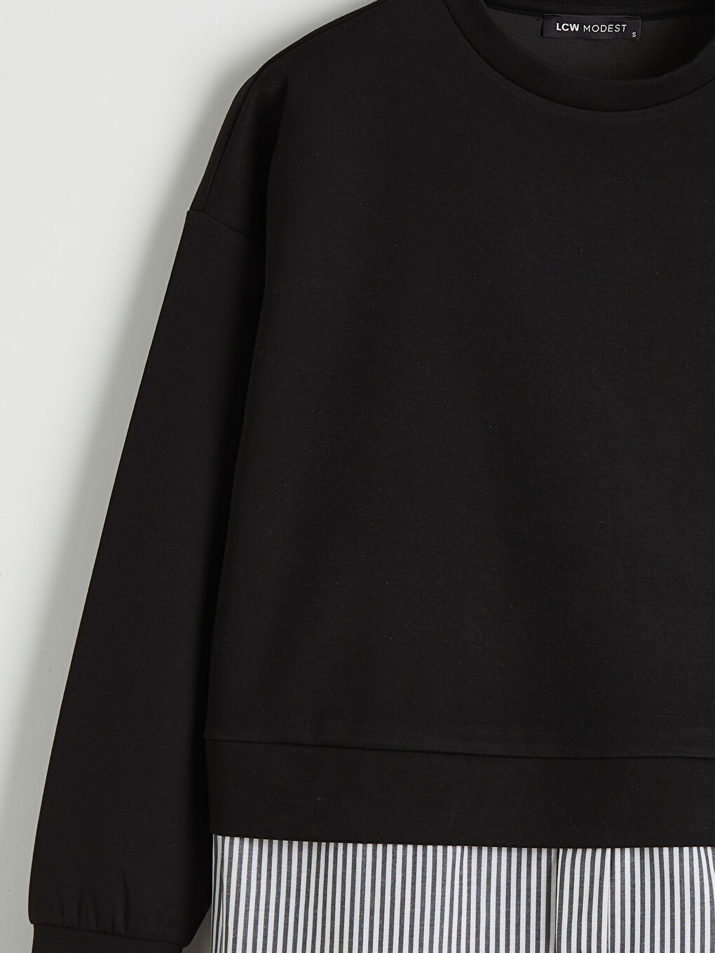 تونیکی سویتشێرت ڕه‌ش ژن-5