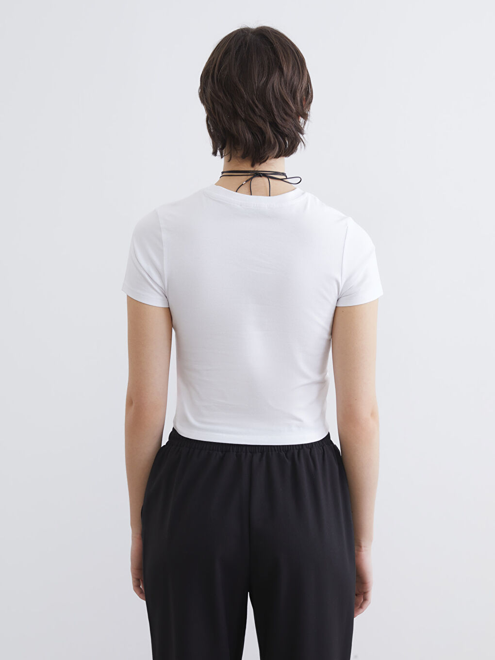 Butterfly Print Women's Crop Top-3