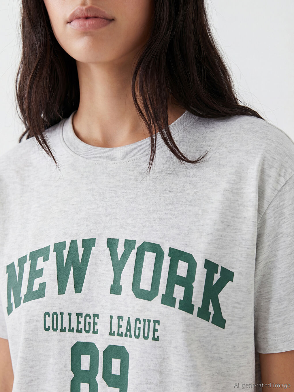 T-shirt GRIS Femme-2