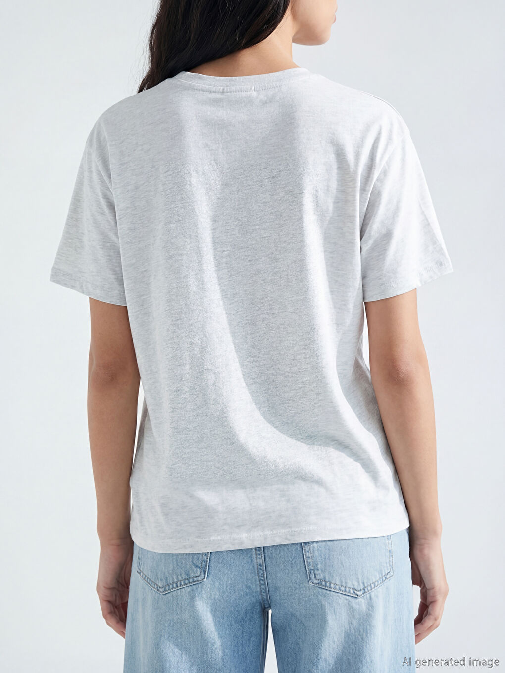 T-shirt GRIS Femme-3