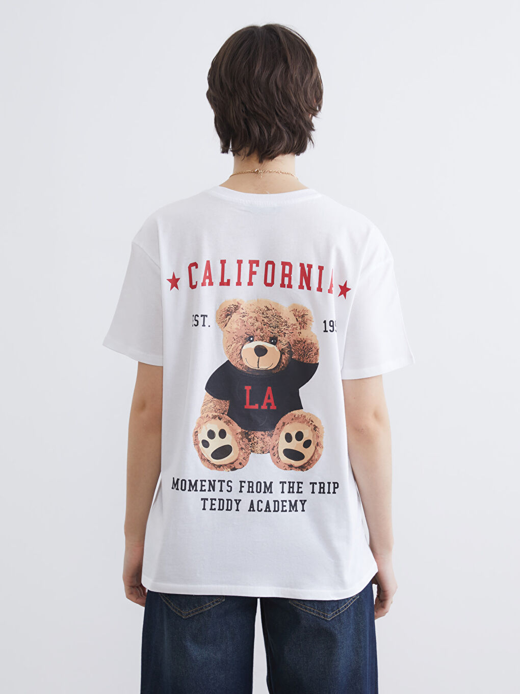 T-shirt BLANC Femme-4