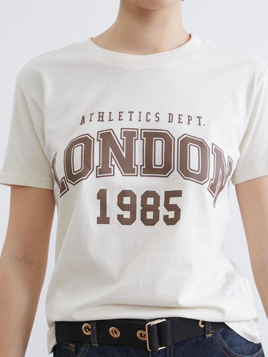 T-shirt BEIGE Femme-2