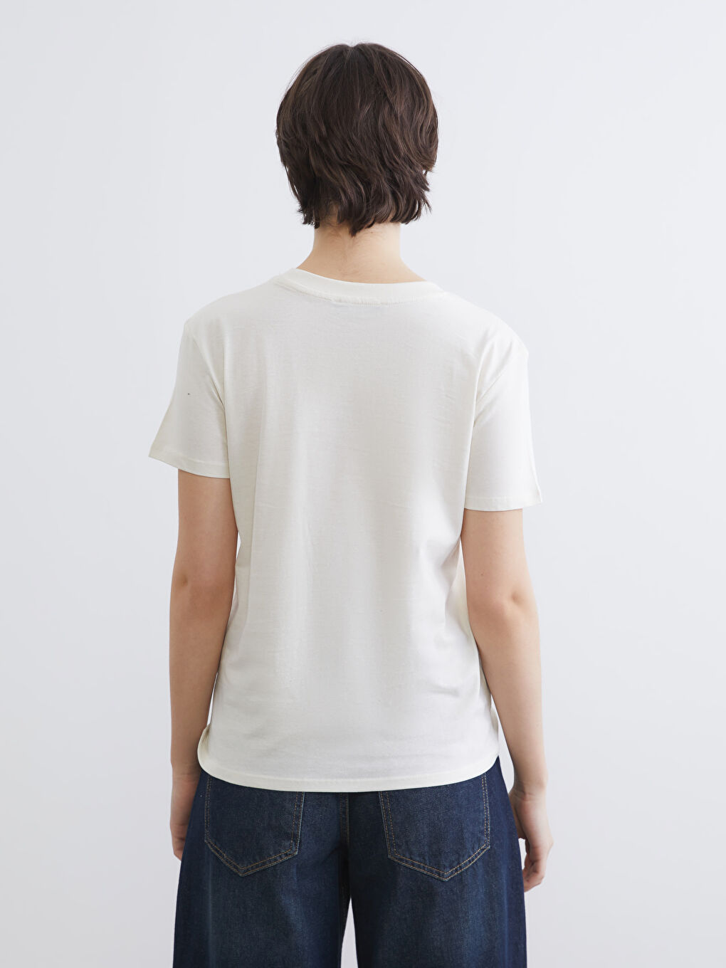 T-shirt BEIGE Femme-3