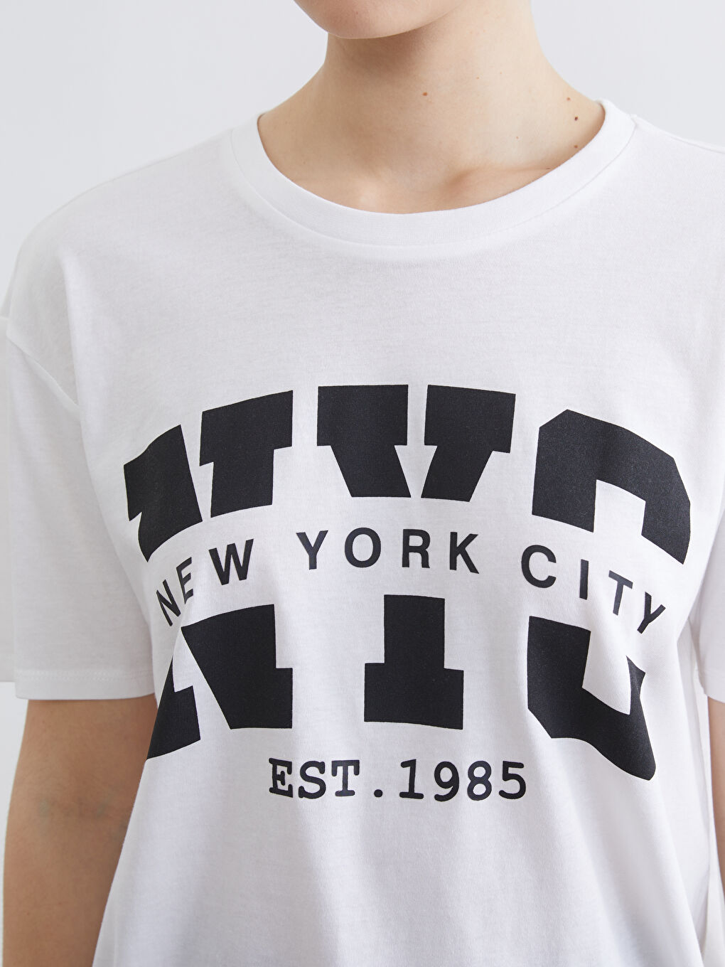 T-shirt BLANC Femme-2