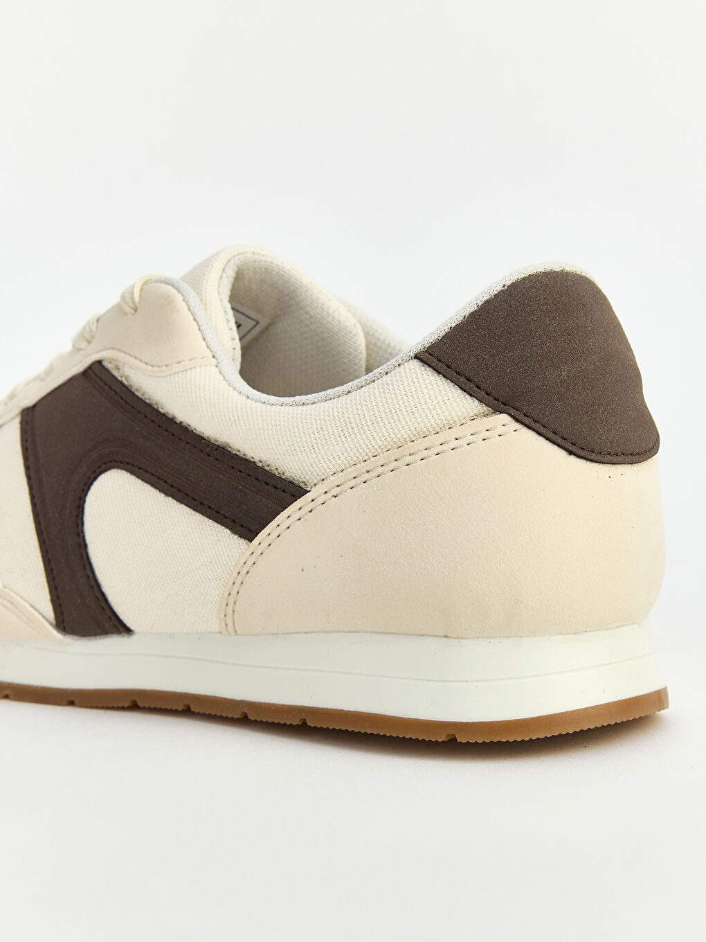 Bej Süet Görünümlü Erkek Spor Ayakkabı-3