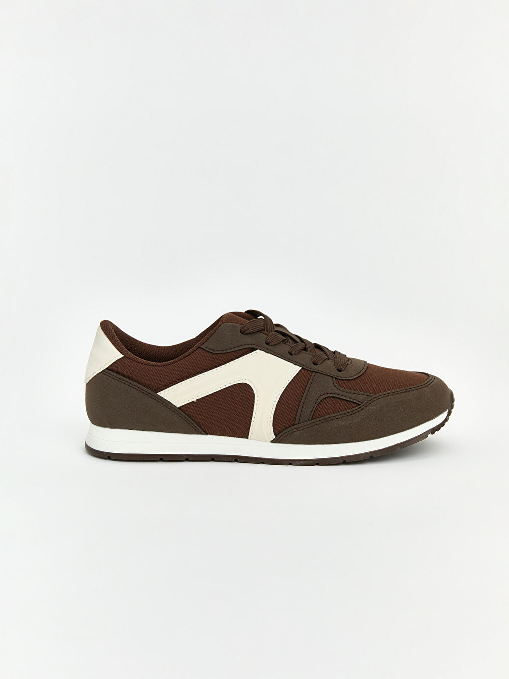 Kahverengi Süet Görünümlü Erkek Spor Ayakkabı-1