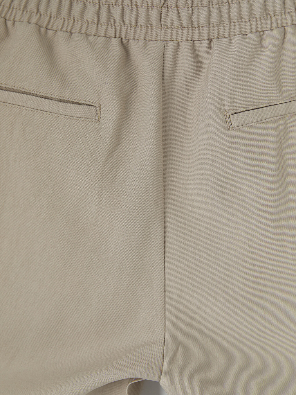 Elastic Waist Pleated Men's Trousers-7