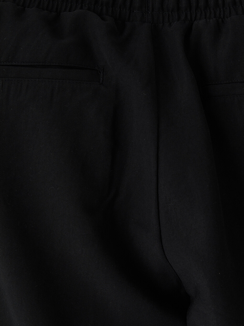Elastic Waist Pleated Men's Trousers-7