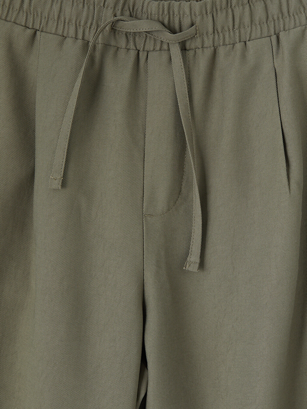 Elastic Waist Pleated Men's Trousers-6