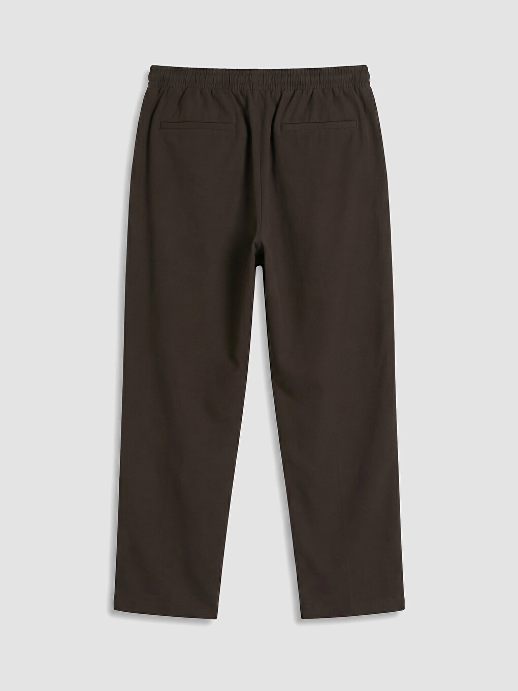 Elastic Waist Pleated Men's Trousers-6