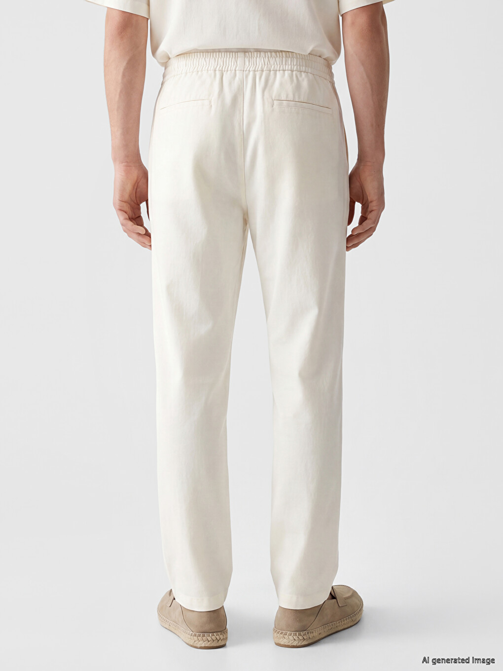 Regular Fit Men's Pleated Trousers-3