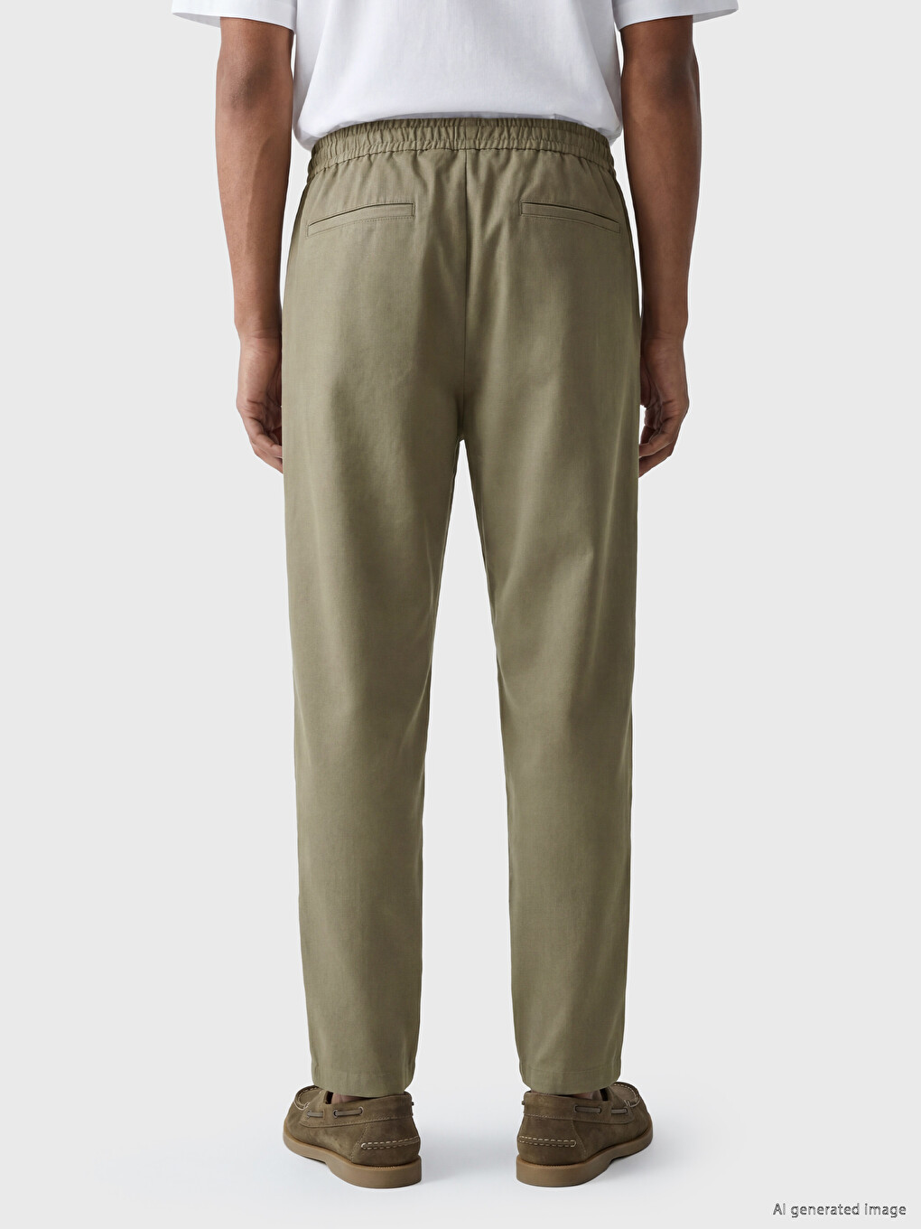 Muške plisirane pantalone regularnog kroja-3