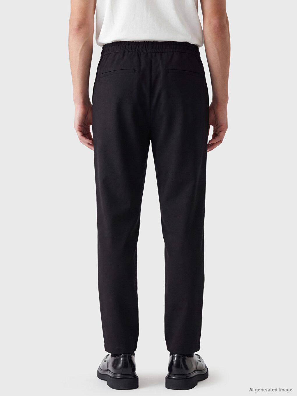 Regular Fit Men's Pleated Trousers-3