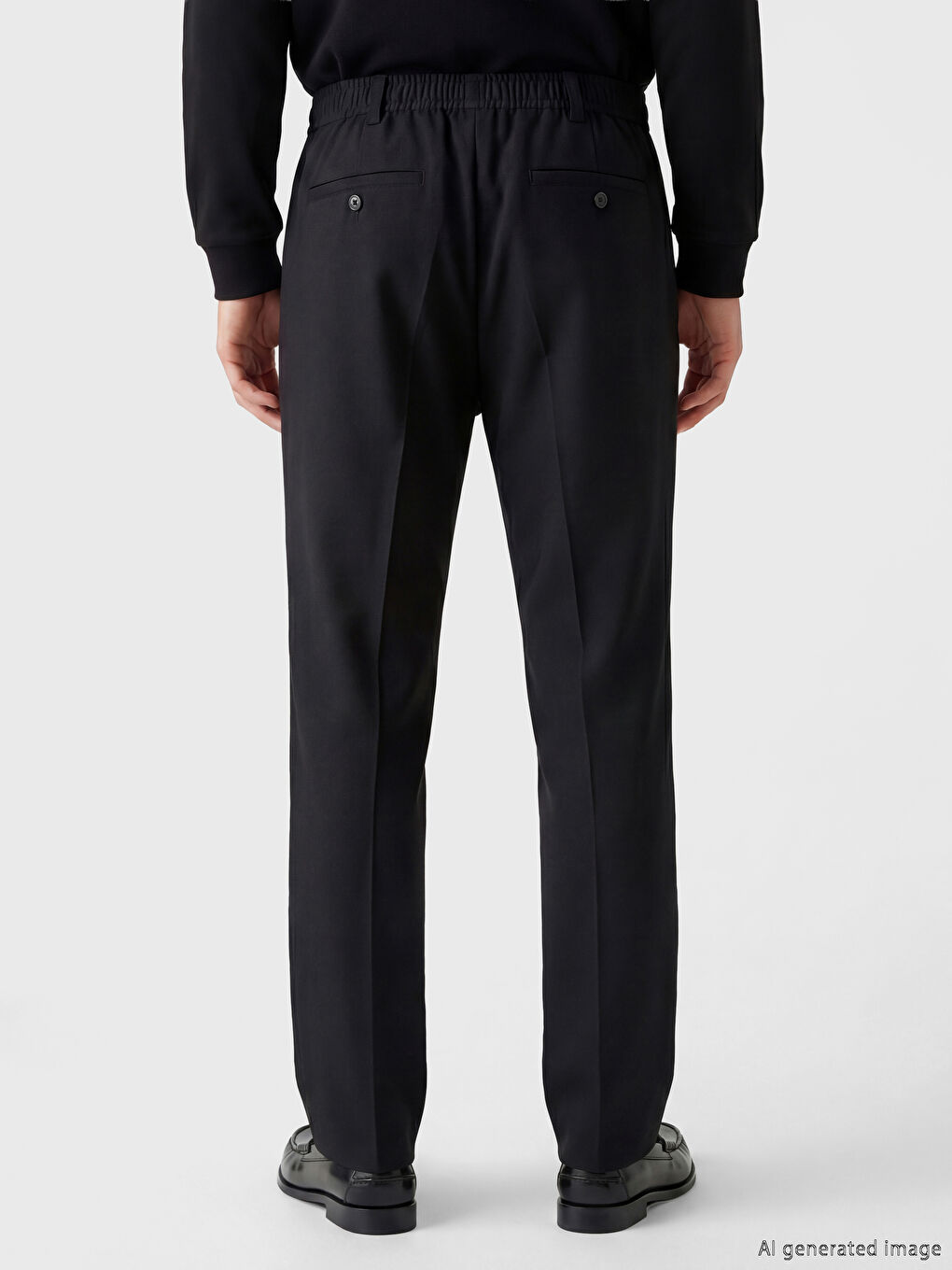 Rahat Kalıp Erkek Pileli Pantolon-2