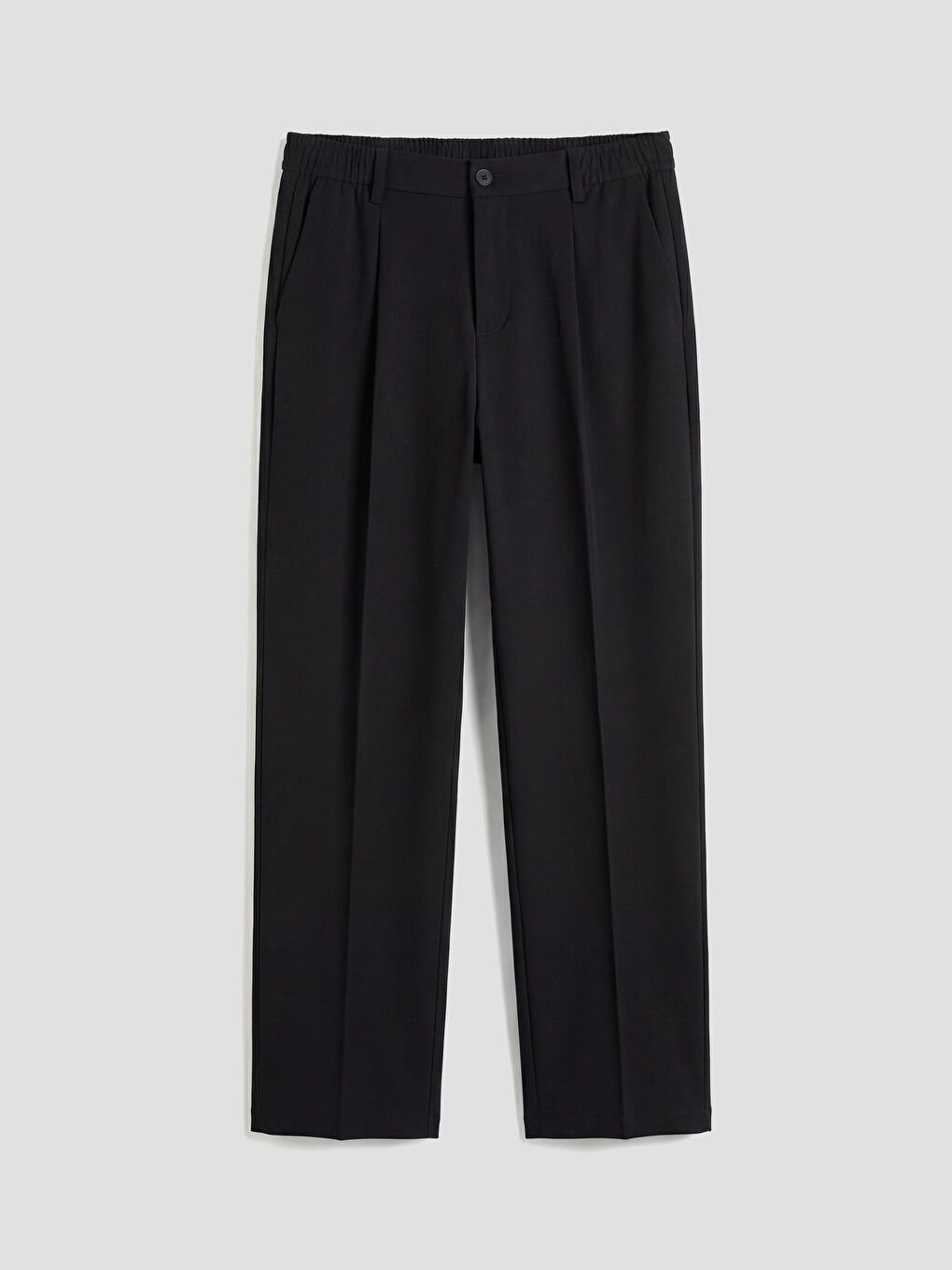 Muške svečane pantalone opuštenog kroja sa faltama-4