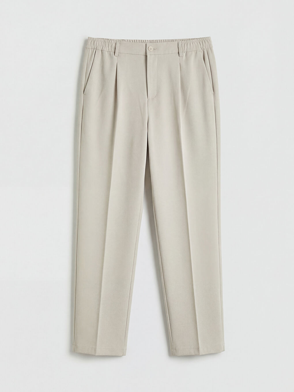 Muške svečane pantalone opuštenog kroja sa faltama-4